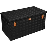 AluBox Riffelblech Werkzeugkasten 250 l schwarz 102,2 x 52,5 x 52,0 cm