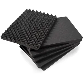 Bowers & Wilkins B&W International GmbH - vorgestanzter Würfelschaum - 6tlg. Set - für unseren Robusten Outdoor Transportkoffer - Typ 6500, 21216, Schwarz