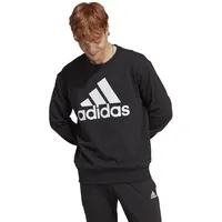 Adidas Essentials French Terry Big Logo Sweatshirt, Black, XL