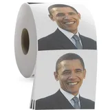 Obama Toilettenpapier - Lustiges Demokraten Toilettenpapier Gag Geschenk - 3-lagiges Toilettenpapier, 200 Blatt in jeder Rolle - Neuheit Toilettenpapier für Republikaner und Trump-Fans - Politischer