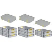 Proregal Eurobox NextGen Color mit Auflagedeckel & Aufbewahren, Aufbewahrungsboxen