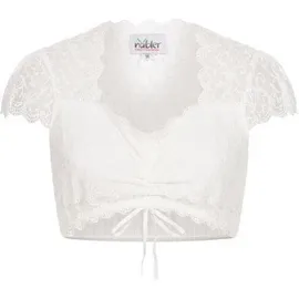Nübler Dirndlbluse Kurzarm Lisa in Creme Größe 32