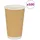 vidaXL Pappbecher 0,4 l Braun 500 St.