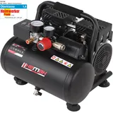 Flüster Kompressor HEMAK HK-SK6 Plus 6L Kessel 750W 59dB Druckluft Silent