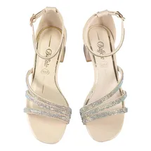 Buffalo Glam -Vegan Patent - Silberfarben - 40