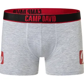 Camp David Boxershorts casual rot L 2er Pack