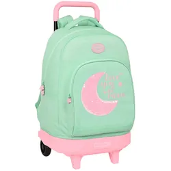 Schulrucksack mit Rädern BlackFit8 Moon Grün – Vielseitig und nachhaltig