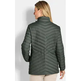 GOLDNER Herbstjacke mit Daunen, Stehkragen", in khaki | Gr.: 50,