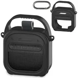 BCWEGION Silikonhülle für tragbaren Lautsprecher Bose SoundLink Micro 2 mit Griff und Karabinerhaken