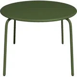 vente-unique Gartentisch Ø 110 x 0 cm Khaki/Grün