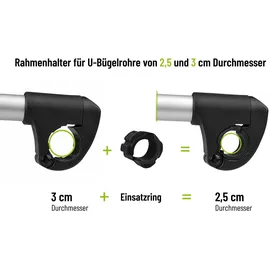 Eufab Strap-Rahmenhalter verstellbar 27 cm