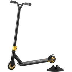 VEVOR Stunt Scooter Street Trick Scooter für Teenager Leichtes Deck Schwarz