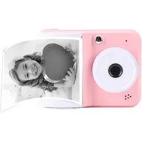 Sofortdruckkamera für Kinder, 1080p HD -Video & 48MP Foto 2,4 -Zoll -Bildschirm -Sofortkamera mit Druckpapier, Kinderkamera Instantdruck, Digitalkamera für Mädchen und Jungen (PINKK)