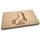 eXODA Frühstücksbrettchen Holz 1 22 x 12 x 1 cm Braun