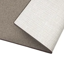 KARAT Teppich "London" - Flacher Schlingenflor - Hellbraun / 67 x 350 cm