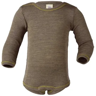 Engel Natur Merino/Seide Langarm mit Druckverschluss 98/104
