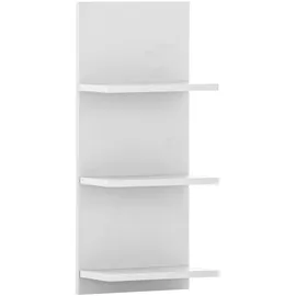 Schildmeyer Palermo Regal 157631, Mattweiß, 30,3 x 17,5 x 70,2 cm