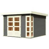 Woodfeeling Kerko 6 3,02 x 2,98 m terragrau