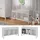 VitaliSpa Kindersitzbank Ajaton 107,2 x 63,8 cm Spanplatte weiß