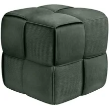 deluke Sitzhocker GIROS Cord 40 x 40 x 40 cm Dunkelgrün