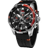 Vostok Europe 6S21-225A707-LBBLK Herrenuhr Chronograph Rocket N1 Schwarz/Rot