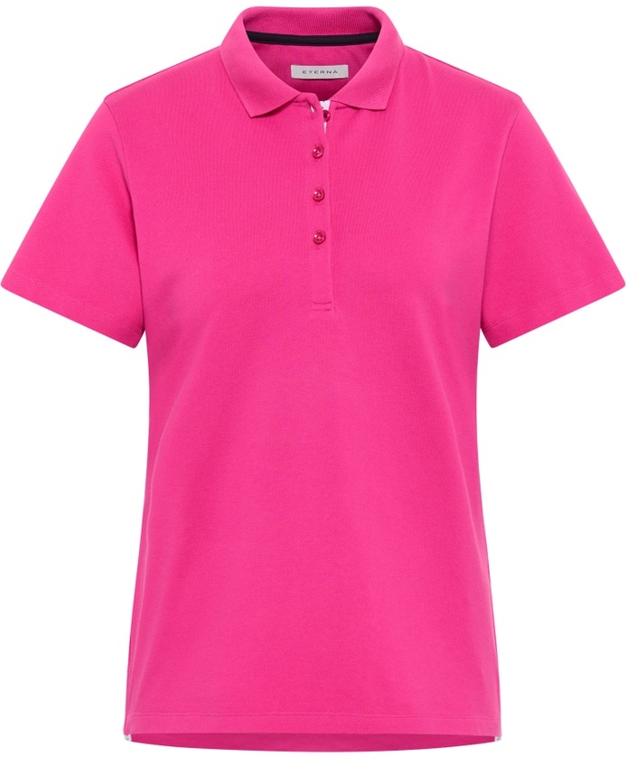 Poloshirt in pink unifarben