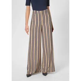 Madeleine Palazzohose Weite Streifenhose Blau 36
