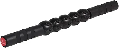 Matchu Sports Massage Roller - Schwarz/Rot - Kunststoff, Schaumstoffgriffe