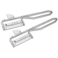 FMprofessional Sparschäler 2er Set – Schäler aus rostfreiem Edelstahl