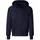 TRIGEMA Sweatjacke "TRIGEMA Sweatjacke mit Kapuze", Damen, Gr. L, blau (navy), 70% Baumwolle, 30% Polyester, Basic, Sweatjacken