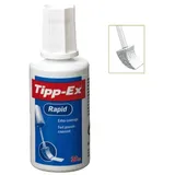 BIC Tipp-Ex Korrekturflüssigkeit Rapid, mit Schwamm, 20 ml