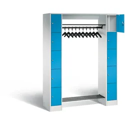 C+P Offene Garderobe Serie 8070, H1950xB1430xT480mm