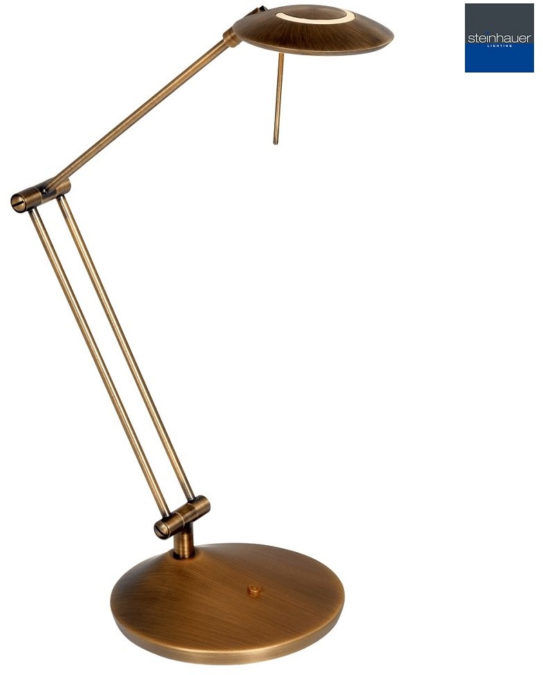 Steinhauer Tischleuchte ZODIAC LED, 1-flammig, bronze STE-2109BR