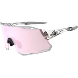 Tifosi Rail Race Interchangeable Sonnenbrille - Crystal Clear - Clarion Rose/CAT3 Clear/CAT0