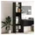 vidaXL Bücherregal 40 x 35 x 180 cm Schwarz