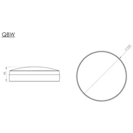 RP Technik LED-Sicherheitsleuchte QBW421WL