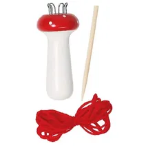 GoKi Strickliesel Holz rot/weiß 1 St.