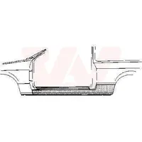 Van Wezel Einstiegblech, kompl., 2-türig Fiat: 1734101