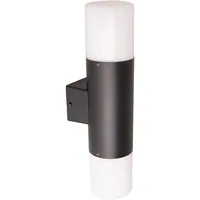 NÄVE Außenwandleuchte Torica Schwarz 32 cm