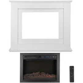 Juskys Elektrokamin 2000 W Weiß