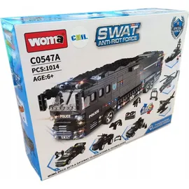 Coil Klemmblöcke Bauklötze, kompatible Klötze, Kinderspielzeug, Konstruktionsspielzeugsets, Kunststoffklötze, Polizei