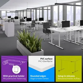 eSmart Schreibtisch ETM-120WW Weiß