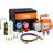 Vevor 4,5 CFM AC-Vakuumpumpe & Manometer-Set, 1-stufige-HVAC-Luftvakuumpumpe, A/C-Kältemittelverteiler-Manometer-Kit, mit Lecksuchschläuchen, für R134a, R12, R22, R502a, R410A, R404, R407C