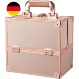 Kosmetikkoffer Schminkkoffer Leer Make up Koffer Alu Beauty Case Abschließbarer