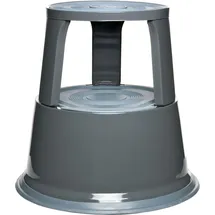 Alco Rollhocker aus Metall grau