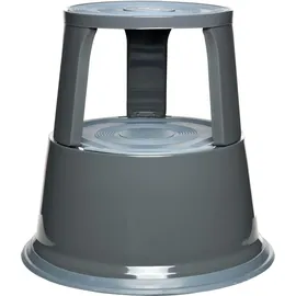 Alco Rollhocker aus Metall grau