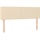 vidaXL Boxspringbett mit Matratze Creme 140x200 cm Stoff