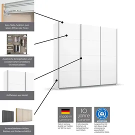 Rauch Schwebetürenschrank Koluna mit Spiegel 203 x 210 x 62 cm Weiß