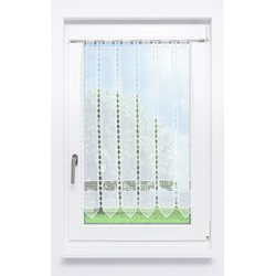 Scheibengardine Lysel - Kreuzchen Design " (Bx H) 190cm * 90cm" Weiß/Rohweiß