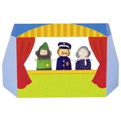 GOKI 51591 Fingerpuppenset Kaspertheater III